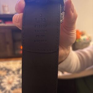 Gucci Dark Leather Belt